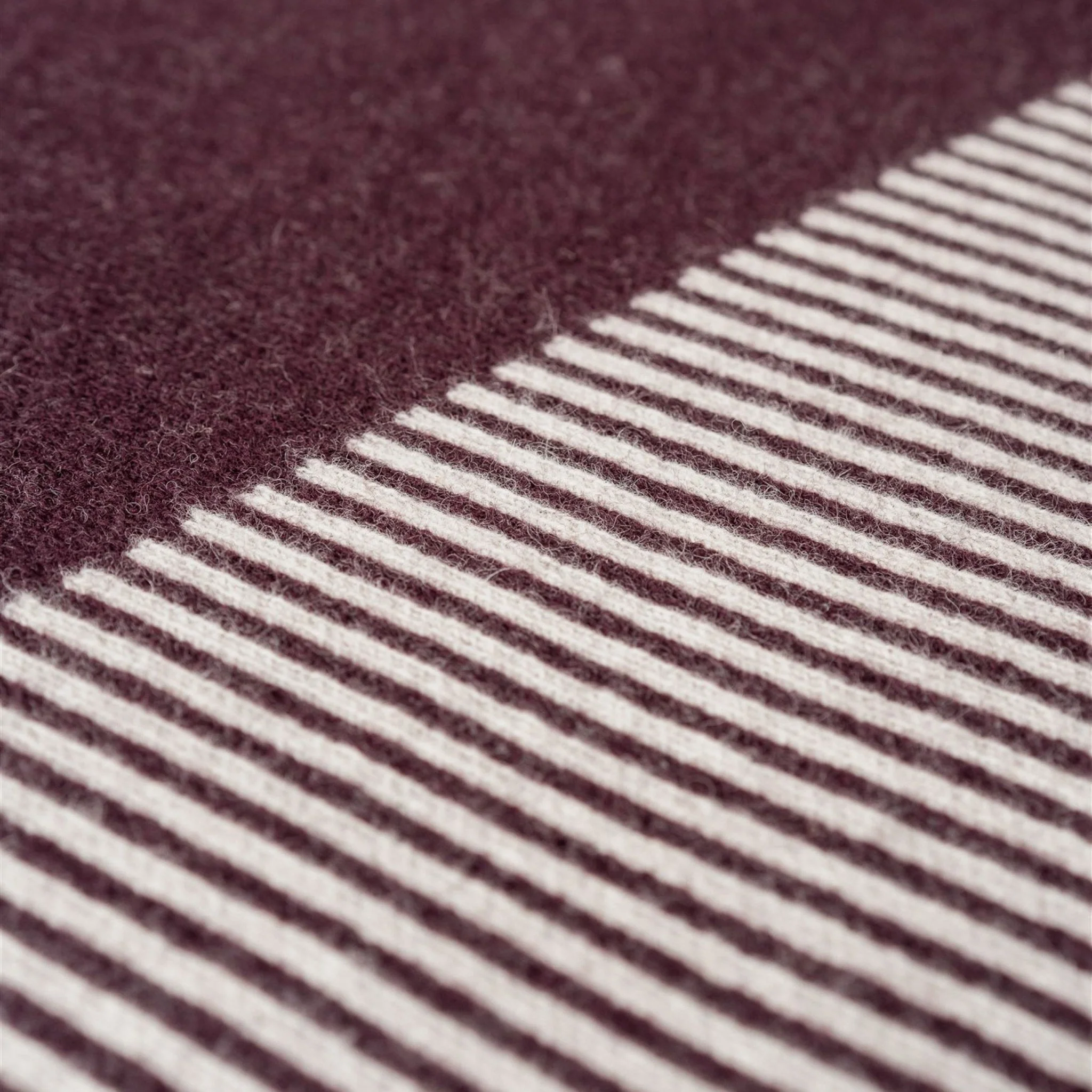 Fig Geometric Wool Throw Blanket - Image 8