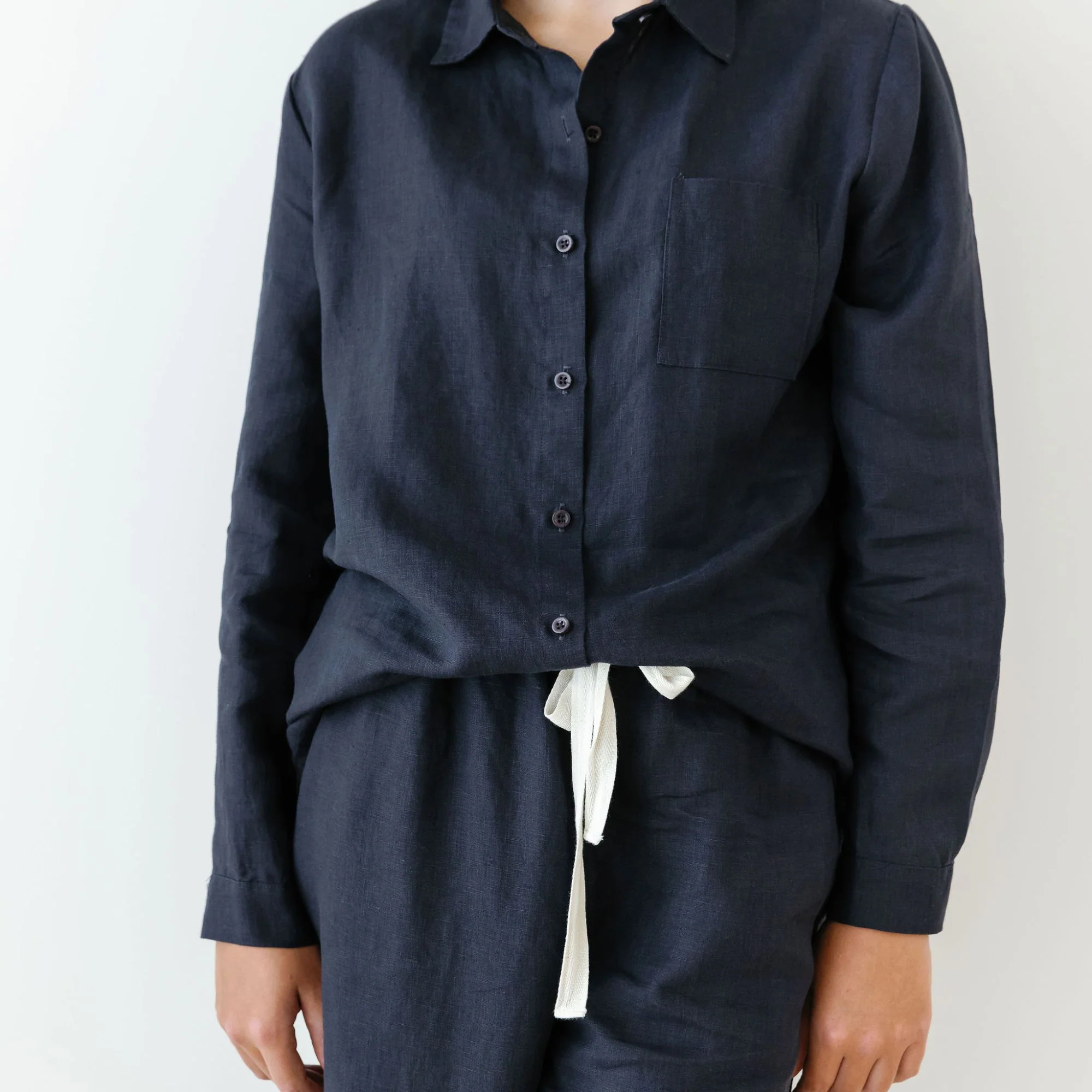 Midnight Blue Winter Pyjama Set - Image 3