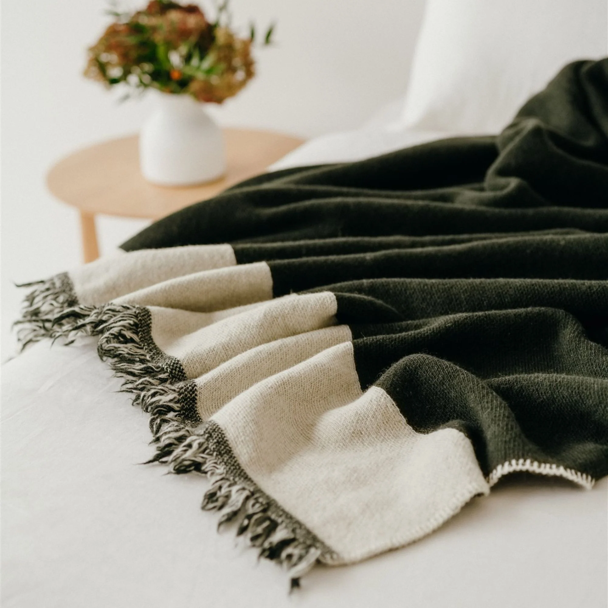 WOOL THROW BLANKETS