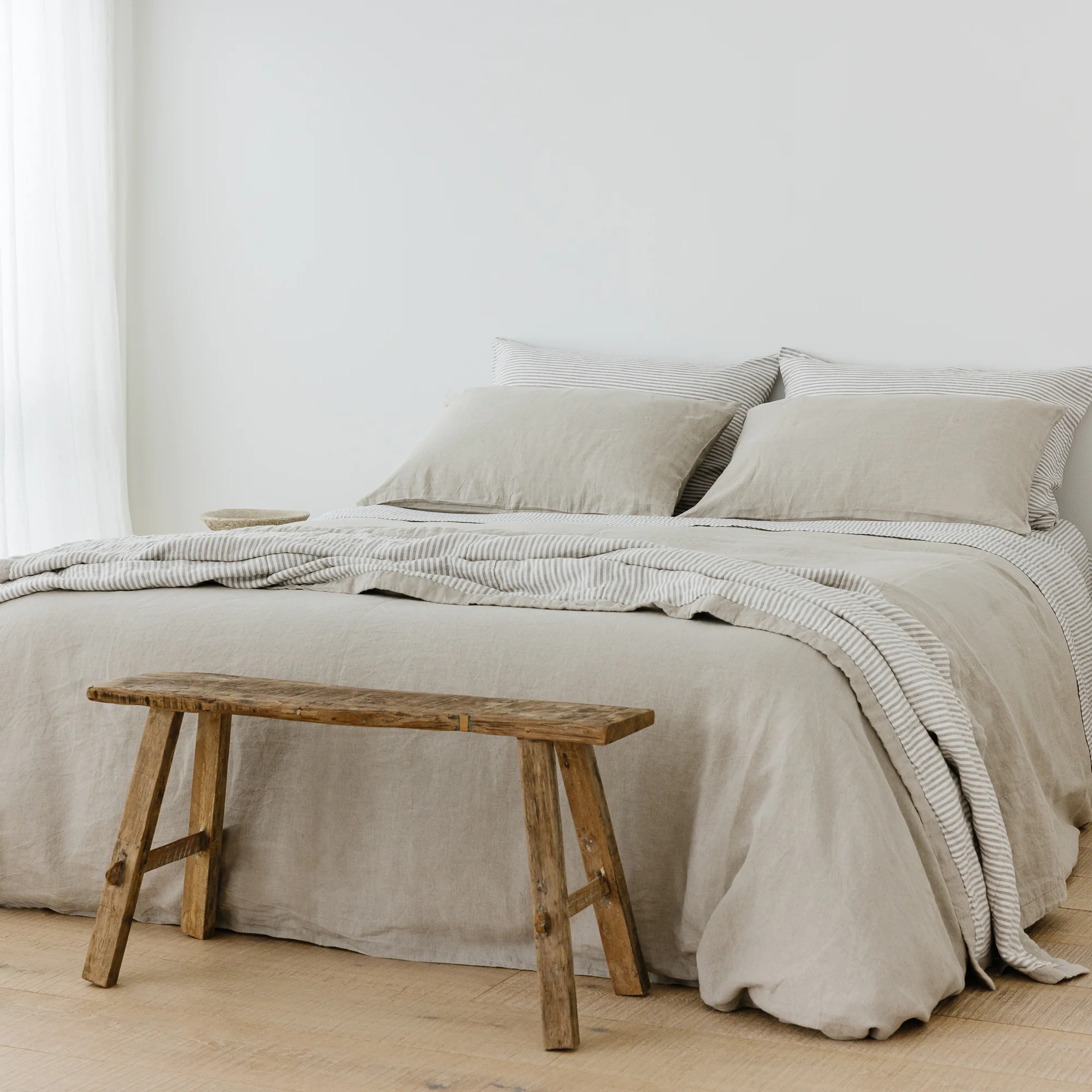 Natural Linen Pillowcases - Image 7