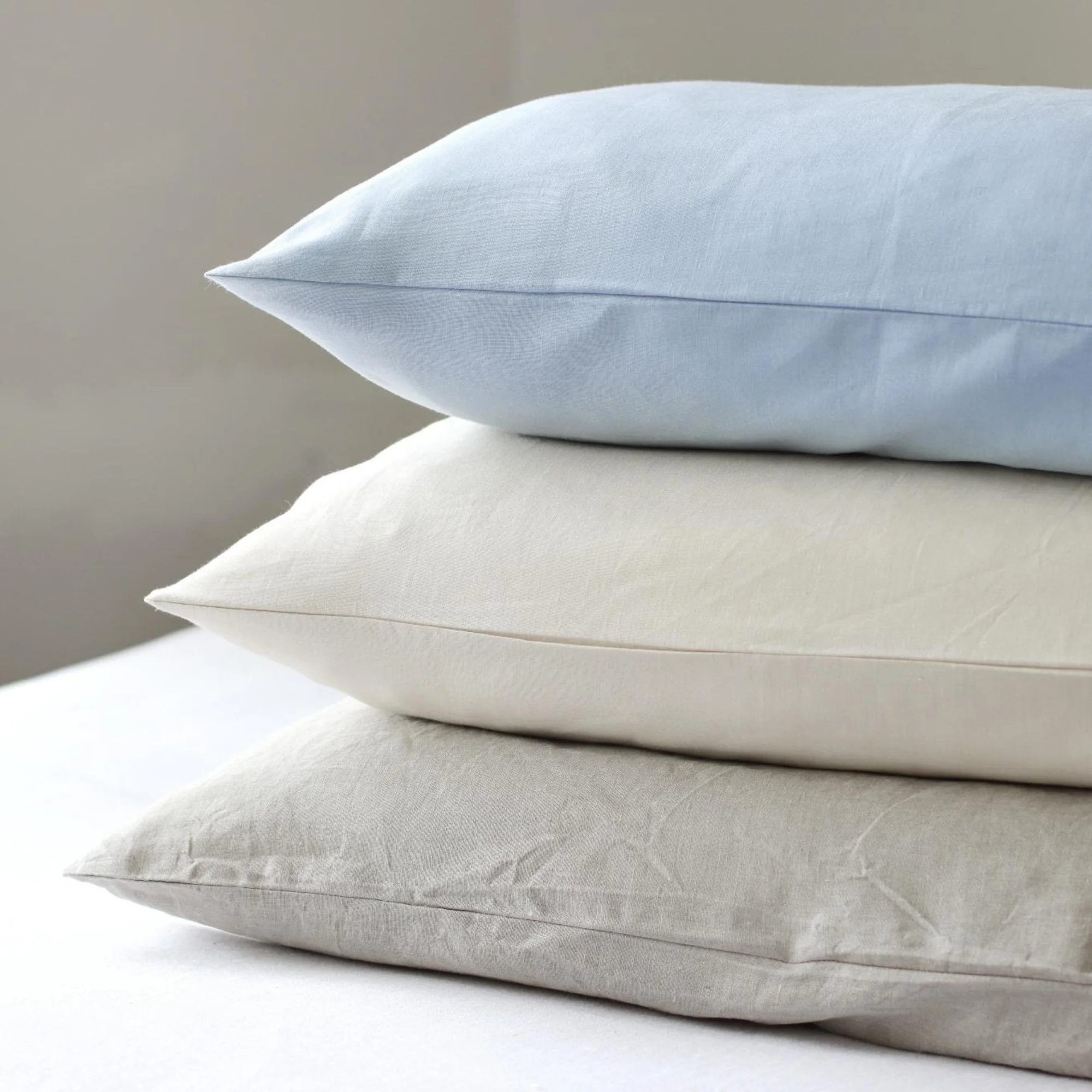 Oat Linen Fitted Sheet - Extra Deep Drop - Image 3