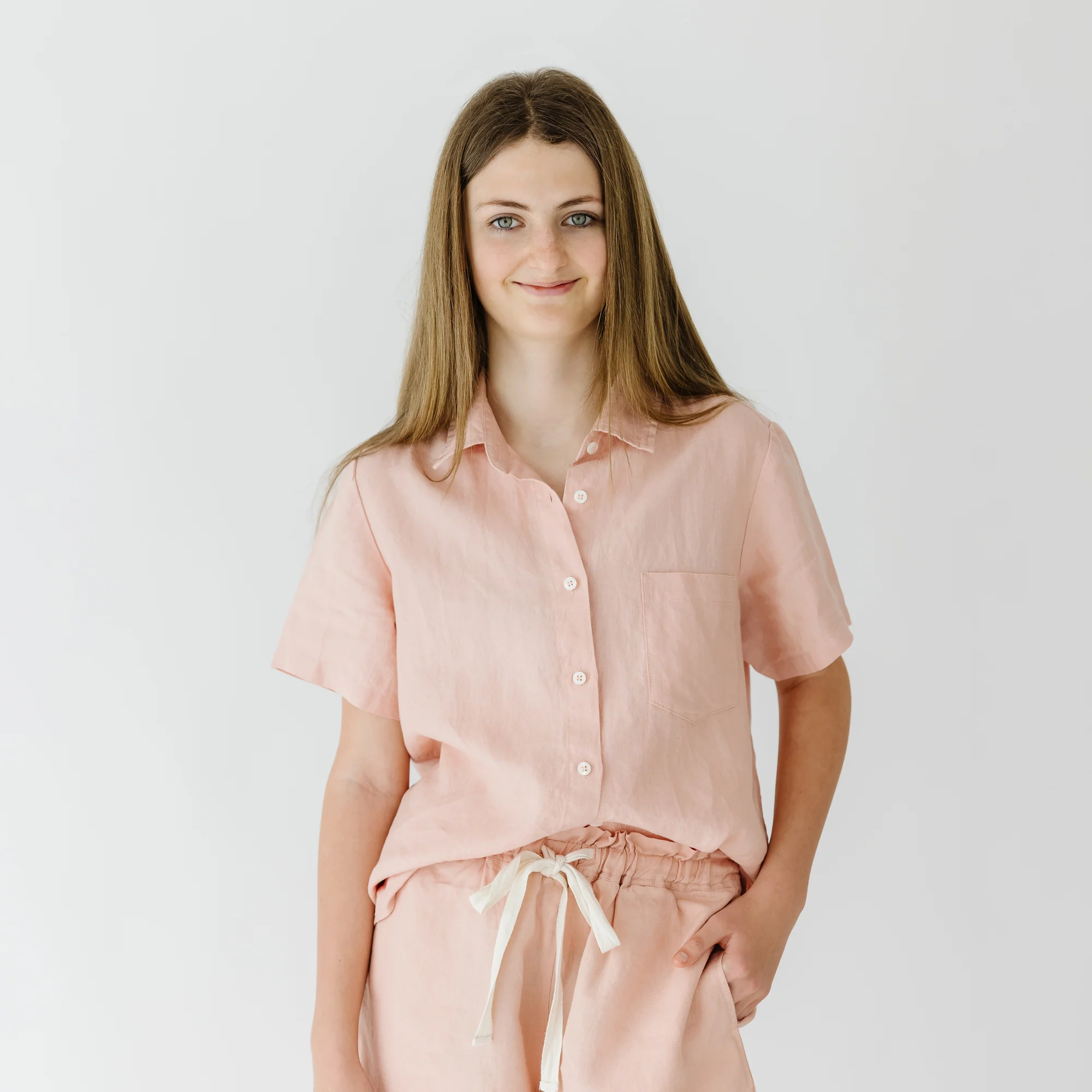 Peach Summer Pyjama Set - Image 3