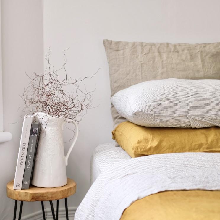 Pinstripes Linen Pillowcases - Image 11