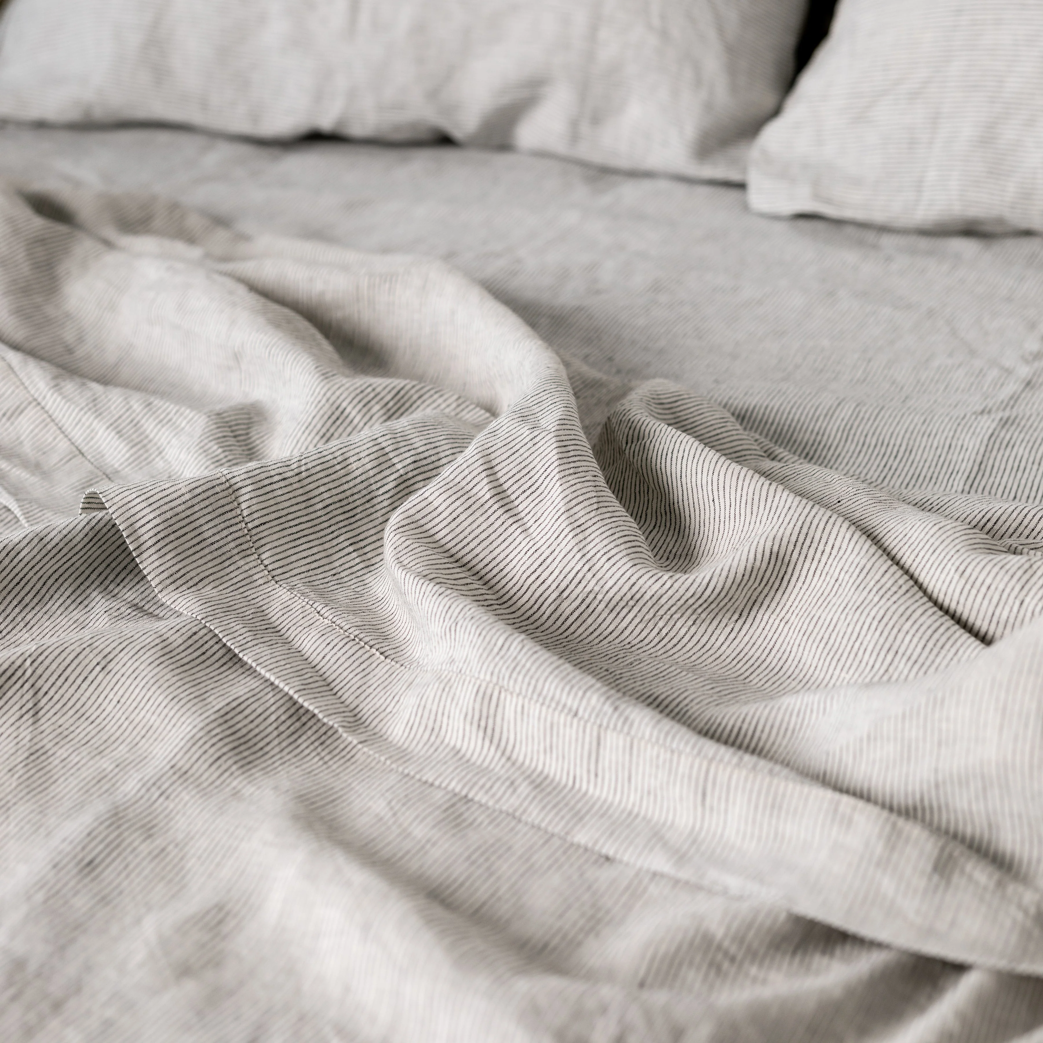Pinstripes Linen Pillowcases - Image 12