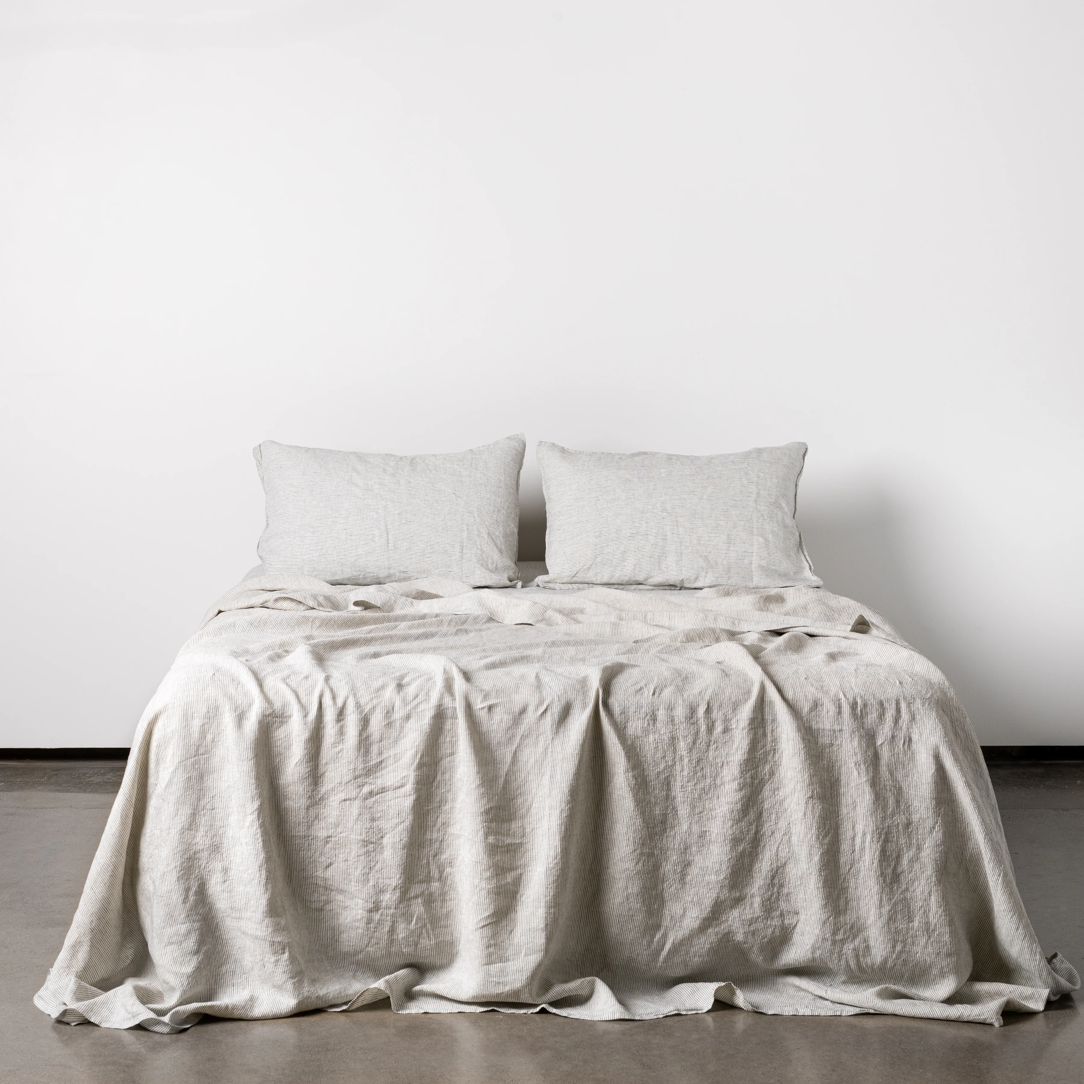 Pinstripes Linen Pillowcases - Image 7